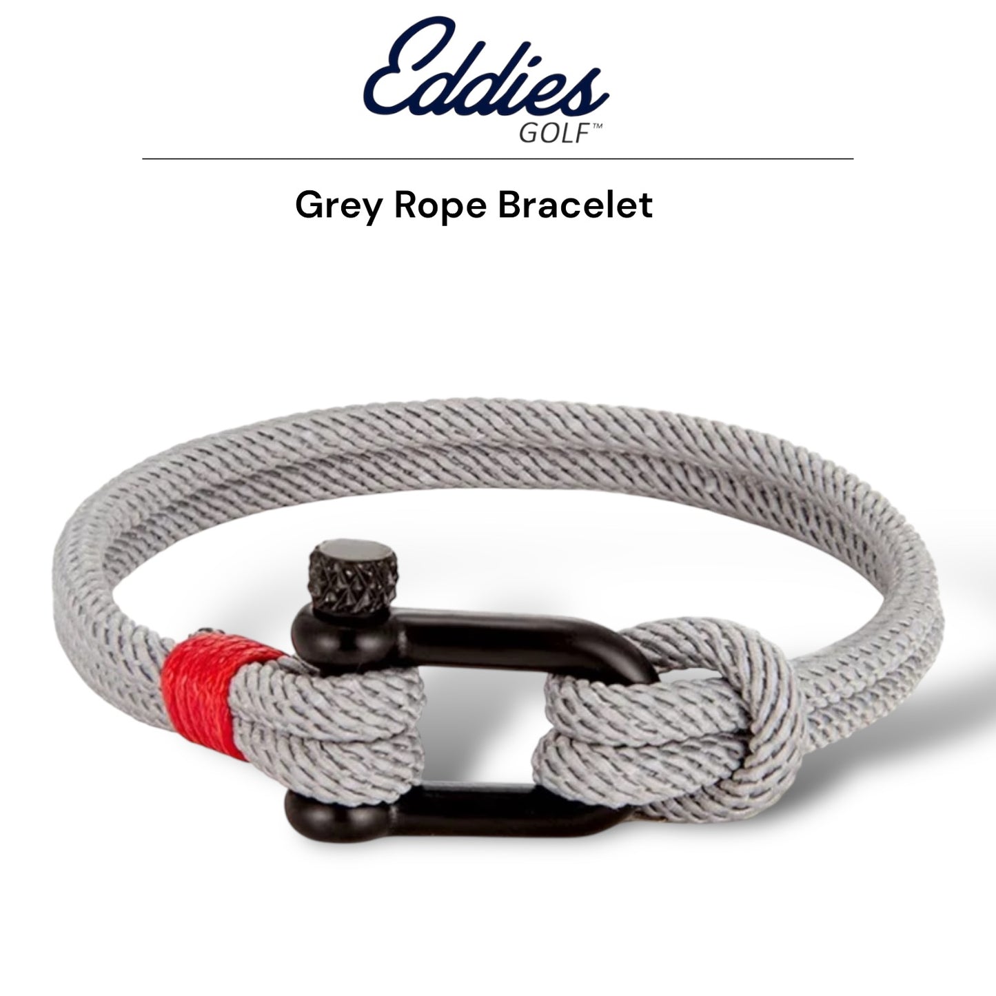 Men's Rope Shackle Buckle Bracelet