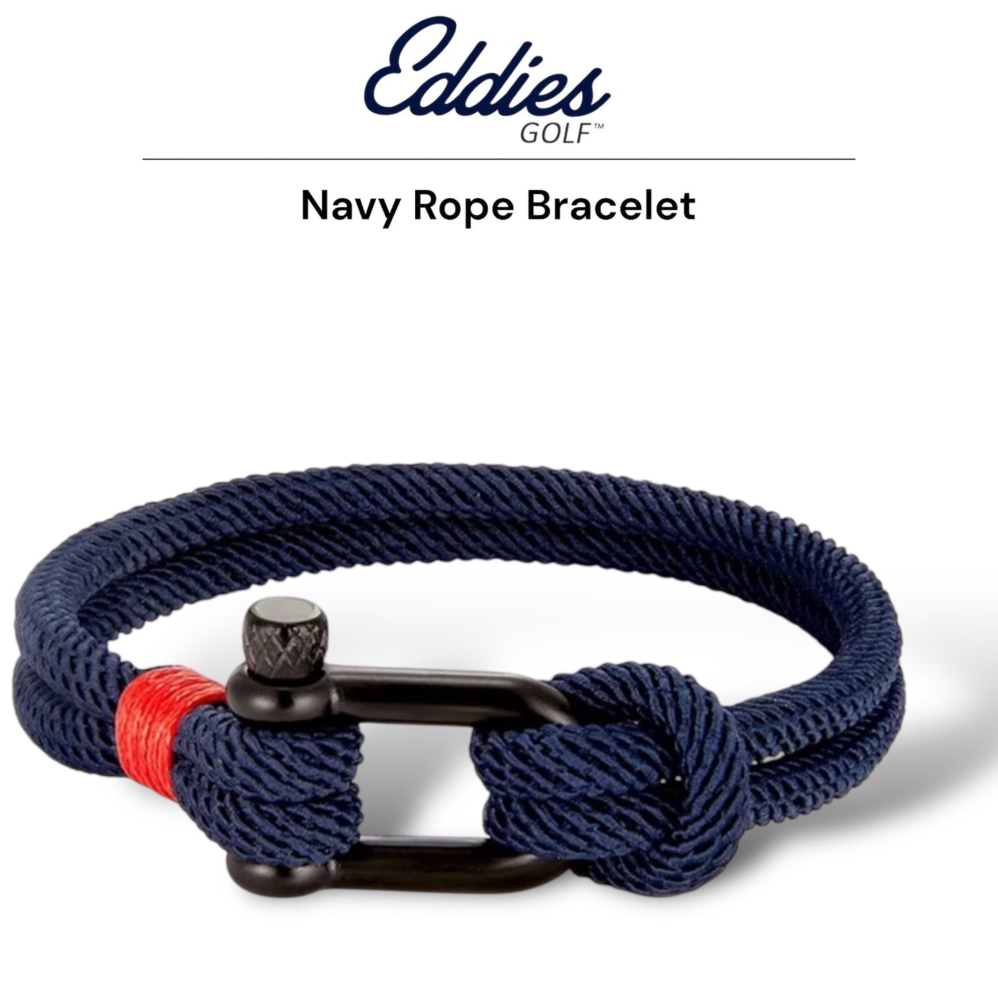 Men's Rope Shackle Buckle Bracelet